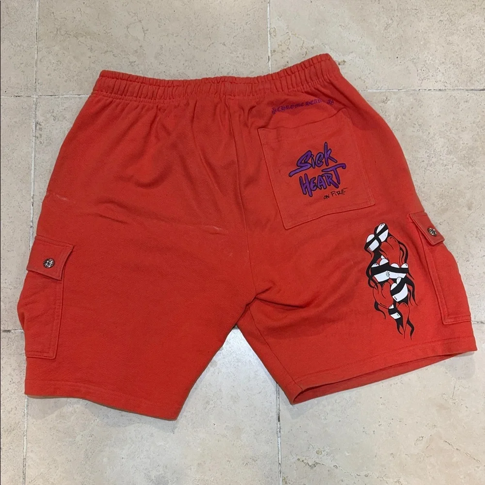 Chrome Hearts Matty Boy Spark Cargo Shorts - Picture 5 of 9